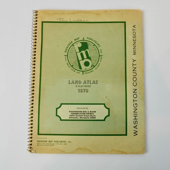 Vintage 1979 Washington County, MN Land Atlas & Plat Book Minnesota Platbook - Picture 1 of 5